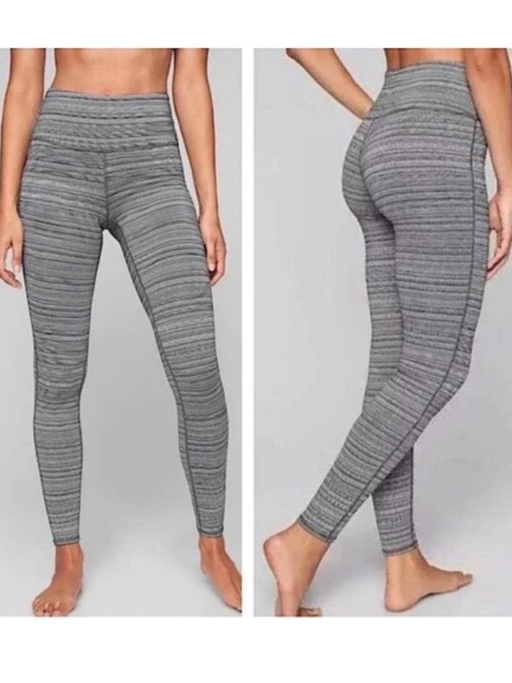ATHLETA Chaturanga High Rise Jacquard Leggings, Sz
XXS Like New